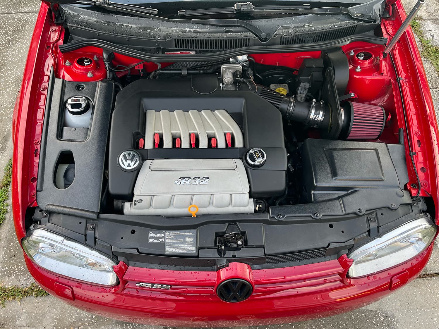 VW MK4 Engine Panel with Bracket for 3L Washer Tank ( Bora, Jetta, Golf, R32, VR6 ) product image